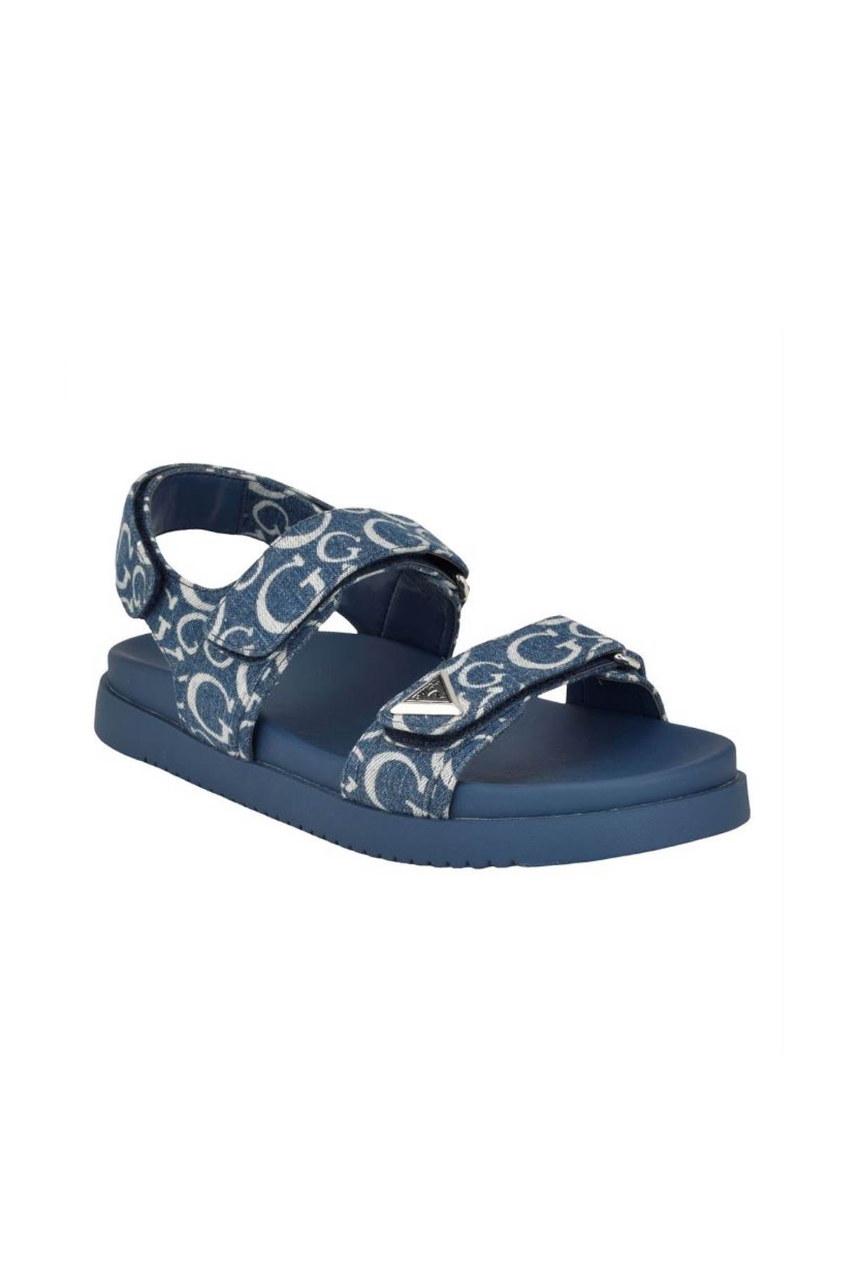 Guess סנדלי רצועות לוגו Wesley2 לנשים