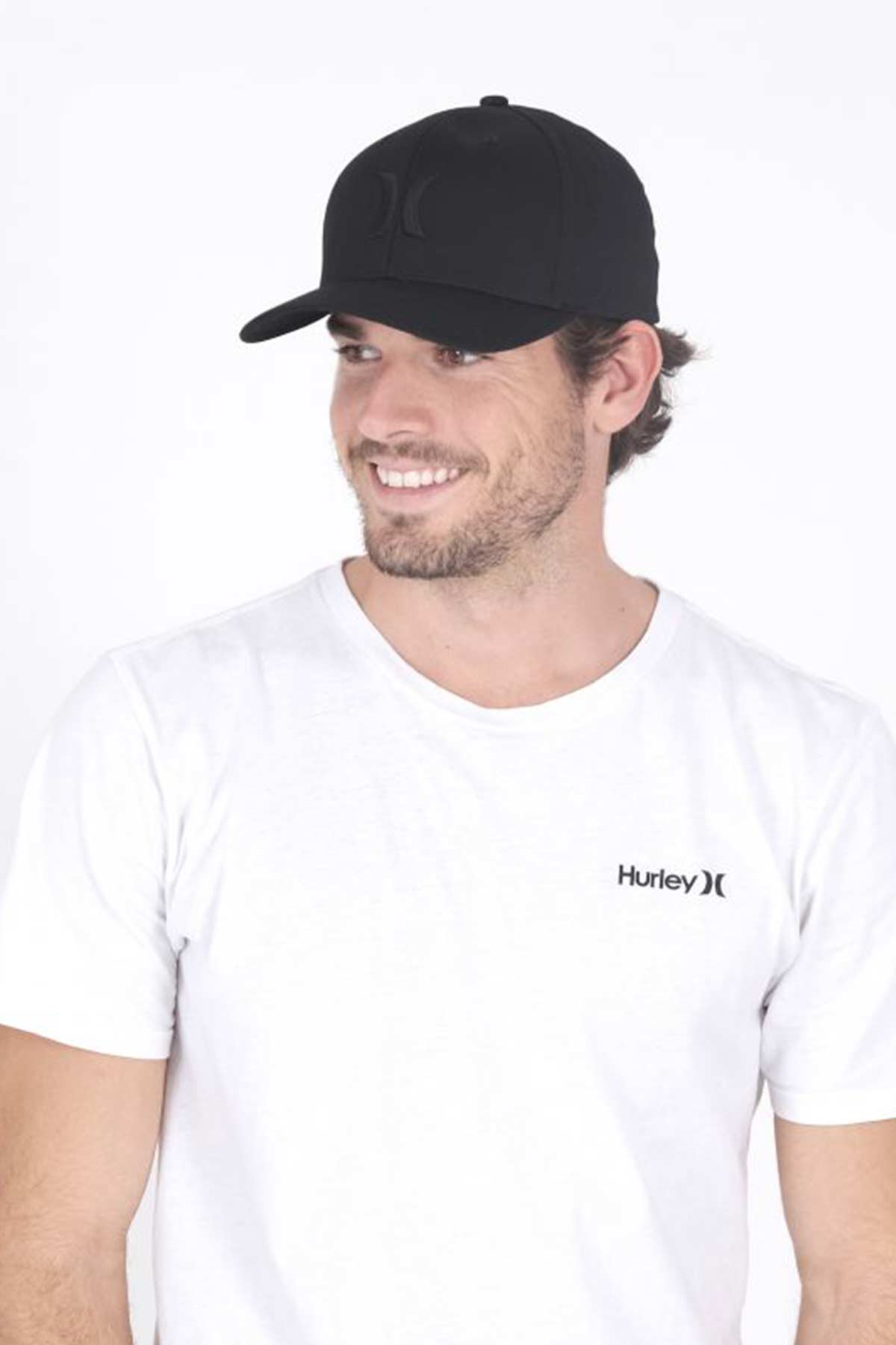 Hurley כובע מצחיה One And Only בצבע שחור-שחור לגברים