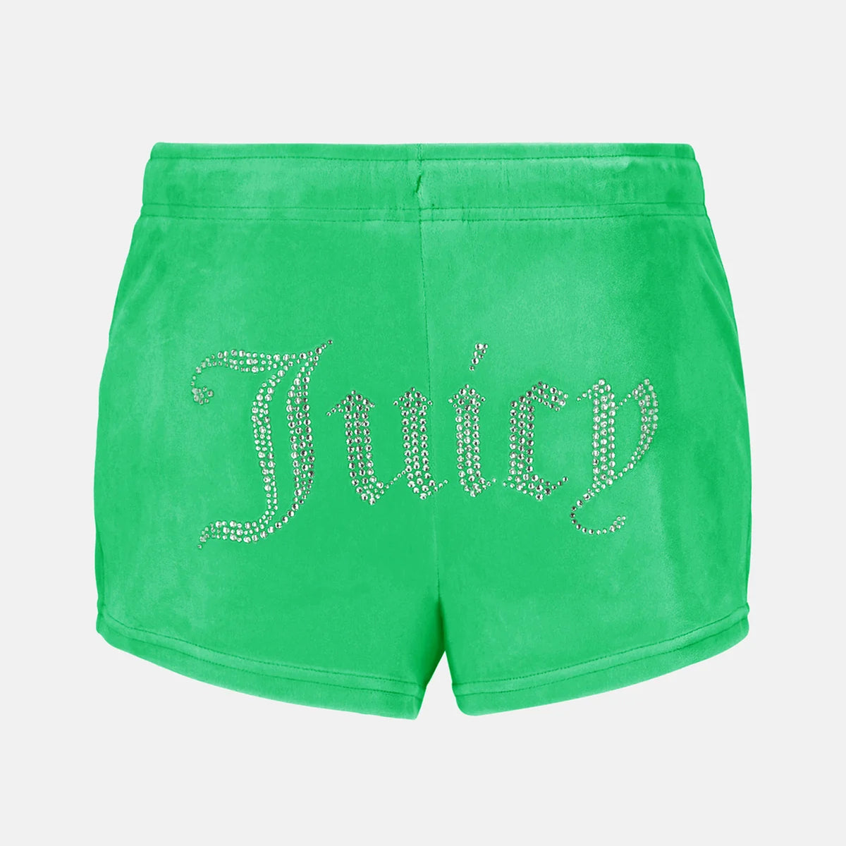 ג'וסי קוטור מכנס קטיפה קצר בצבע ירוק לנשים-Juicy Couture-XS-נאקו