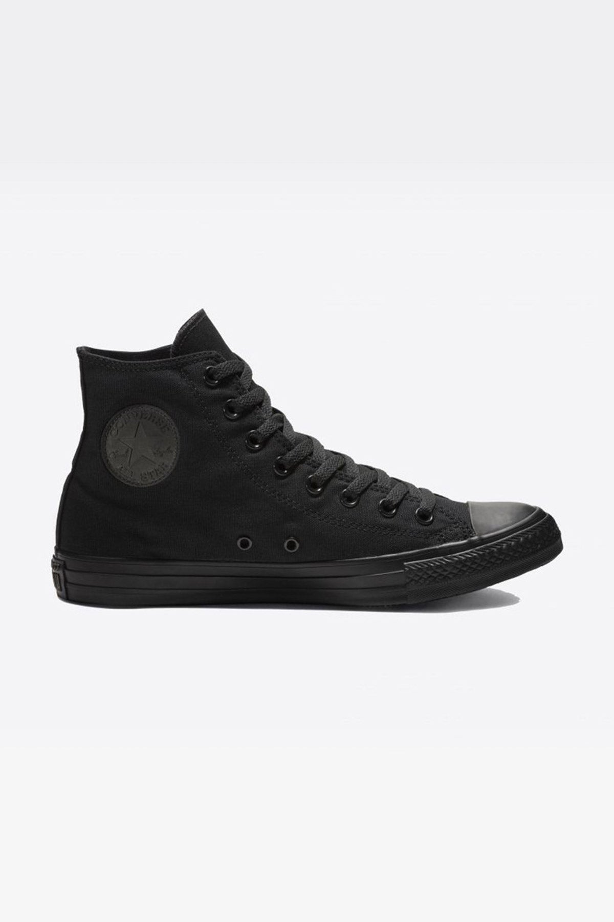All star אולסטאר סניקרס גבוהות בצבע שחור מונו נשים וגברים