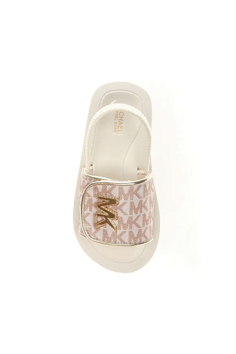 מייקל קורס כפכפי Eli Carroll בצבע זהב לתינוקות-Michael Kors-21-נאקו