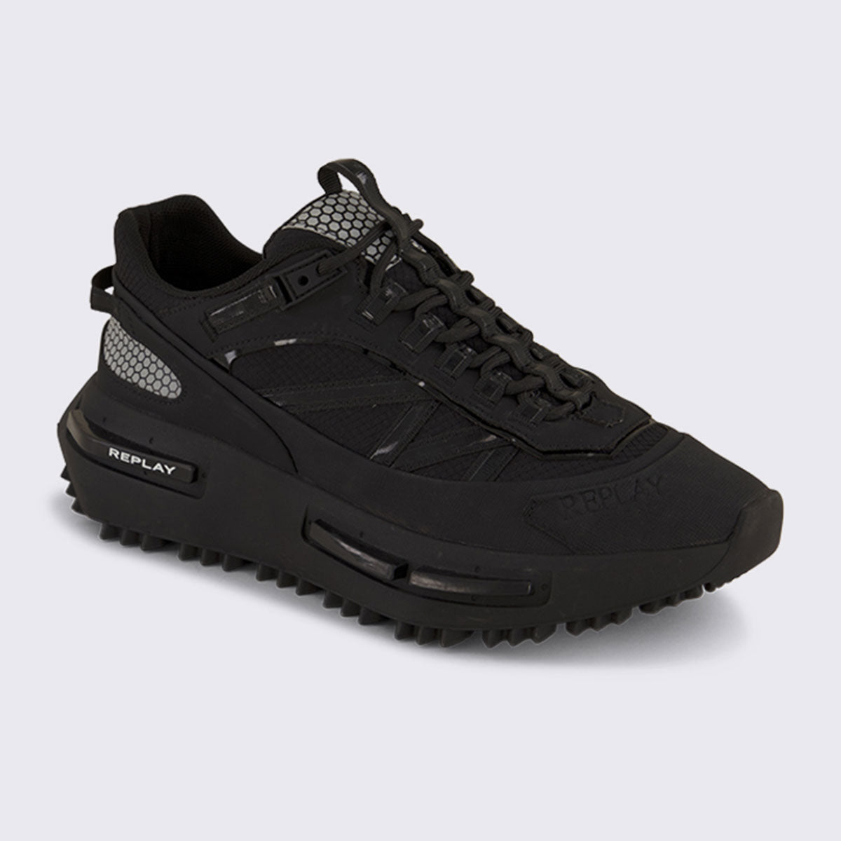 ריפליי נעלי סניקרס Aker בצבע שחור לגברים-Replay-40-נאקו