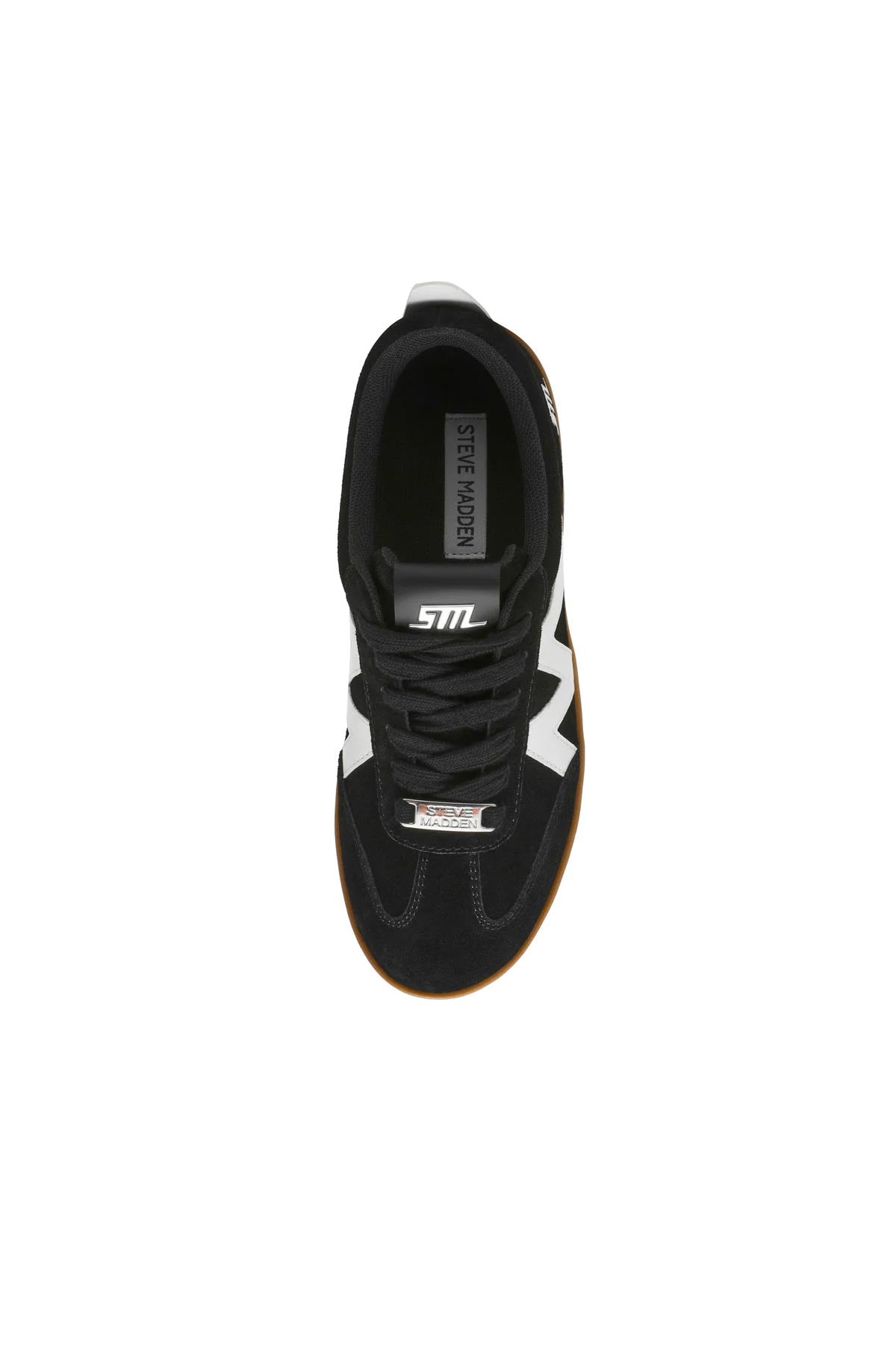 Steve Madden נעלי סניקרס Degree בצבע שחור זמש לנשים