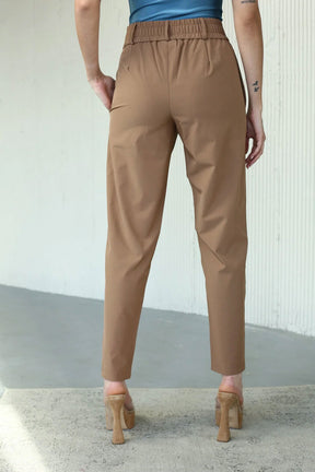 סטיב מאדן מכנסי ניילון FRANCIS בצבע חום לנשים-Steve Madden-XS-נאקו