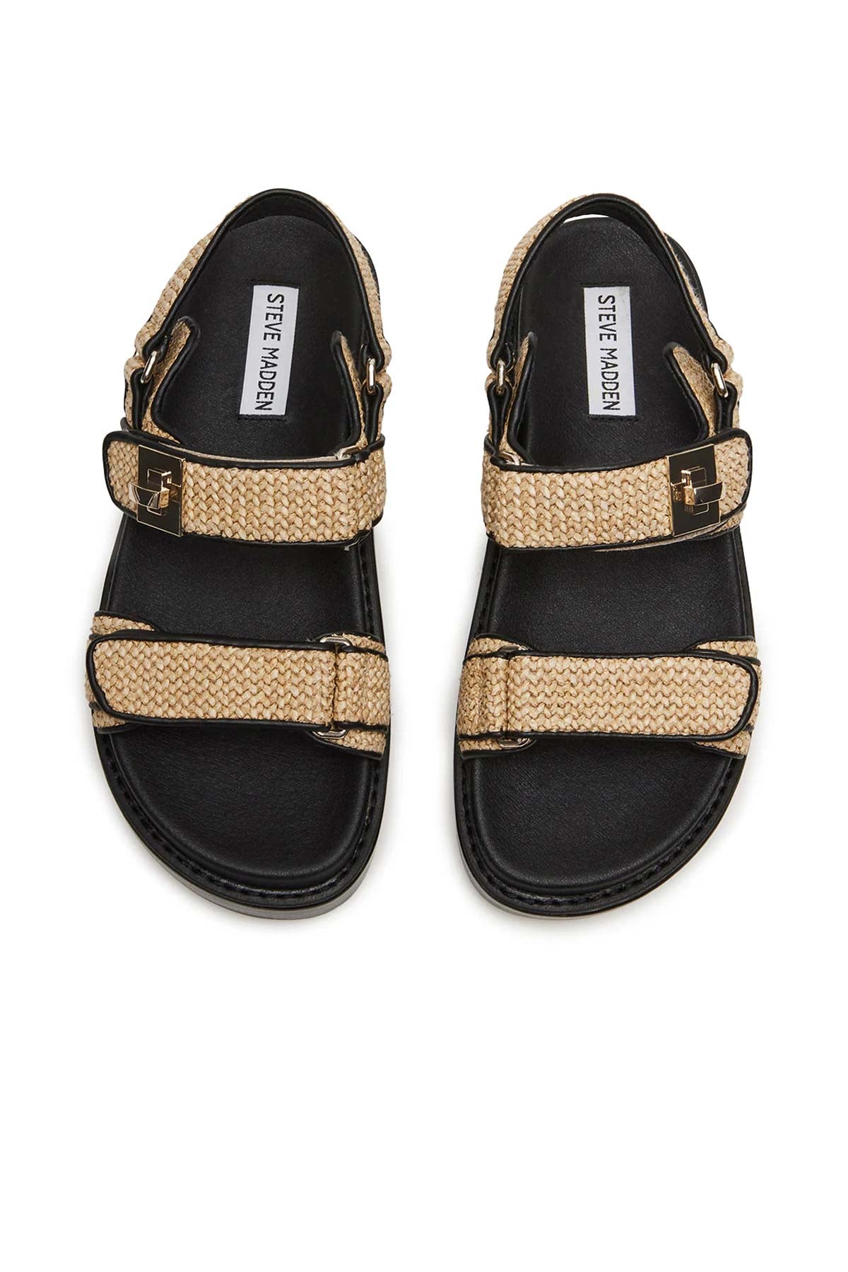 Steve Madden סנדלי פלטפורמה Bigmona בצבע שחור לנשים