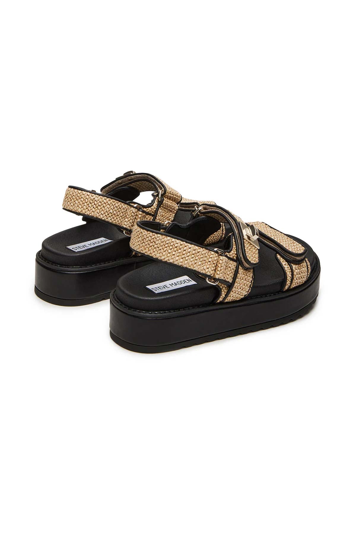 Steve Madden סנדלי פלטפורמה Bigmona בצבע שחור לנשים