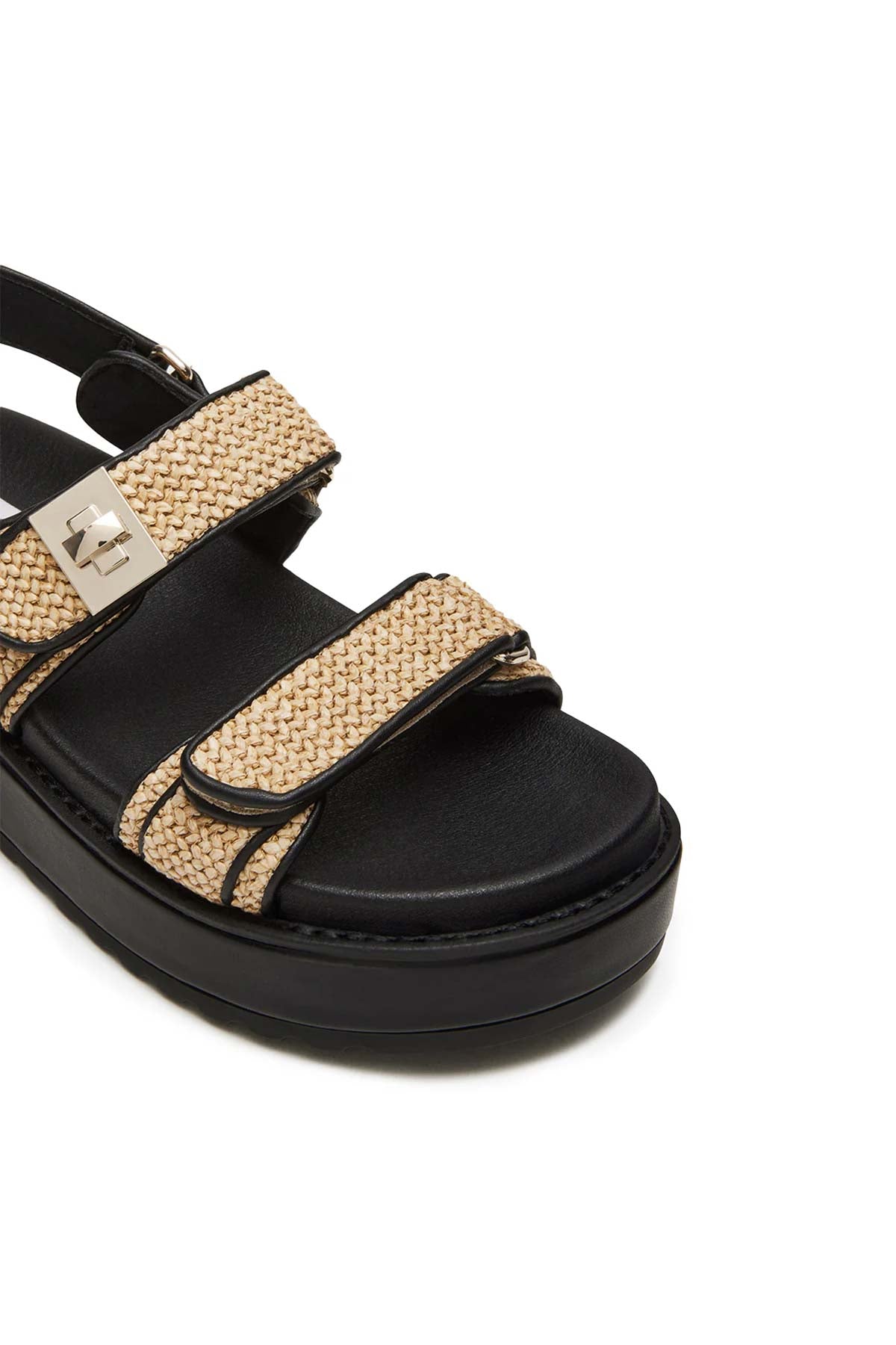 Steve Madden סנדלי פלטפורמה Bigmona בצבע שחור לנשים