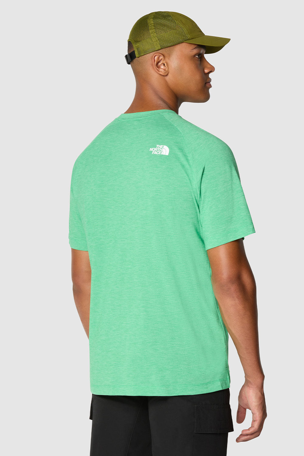 דה נורת' פייס טישירט ספורט בצבע ירוק בהיר לגברים-The North Face-XS-נאקו