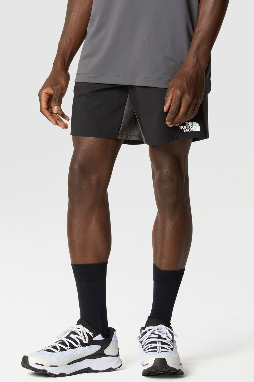 דה נורת׳ פייס מכנסי ספורט MA בצבע שחור אפור לגברים-The North Face-XS-נאקו