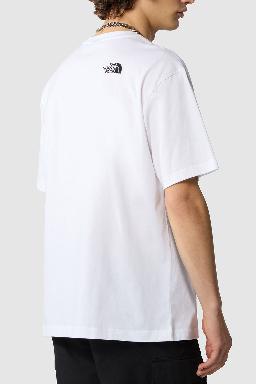 דה נורת' פייס חולצת טישירט OverSize בצבע לבן לגברים-The North Face-XS-נאקו