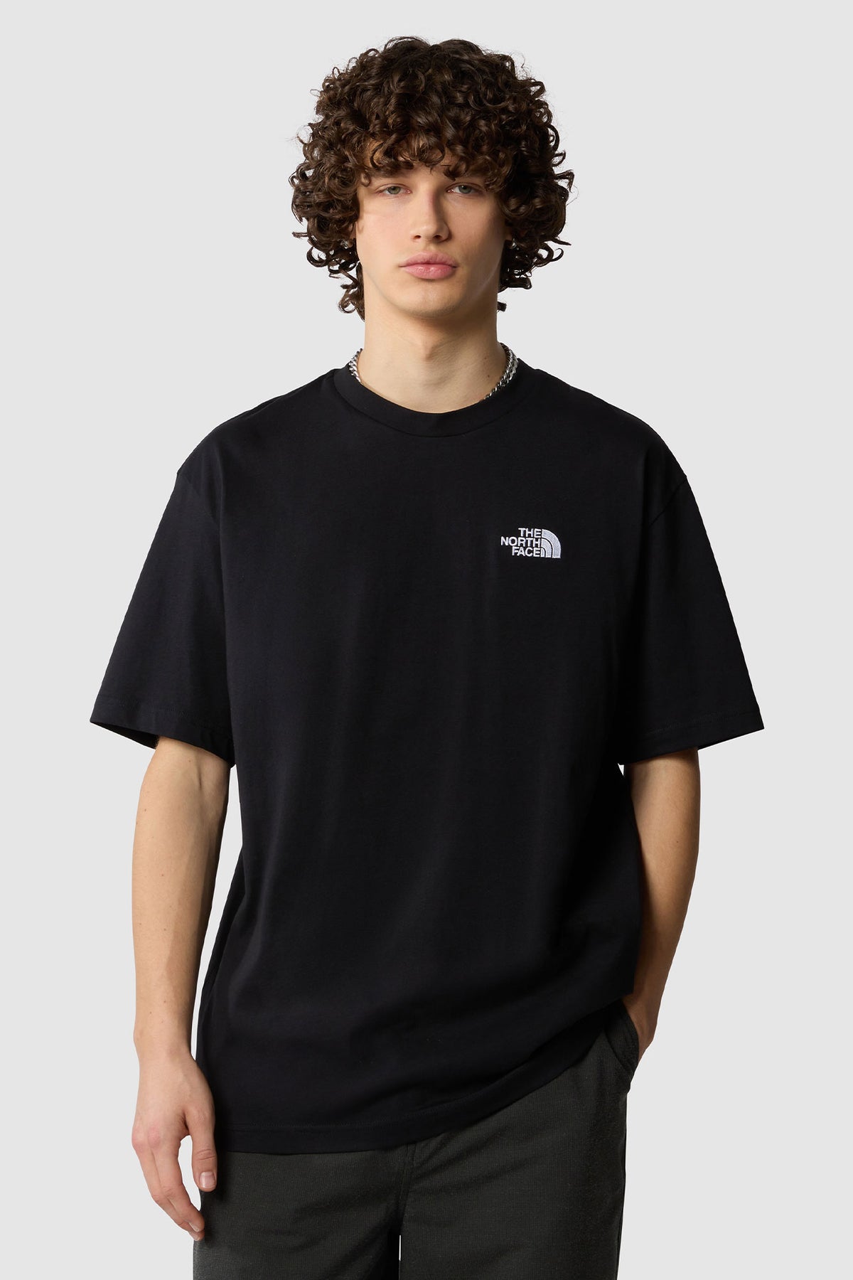 דה נורת' פייס חולצת טישירט OverSize בצבע שחור לגברים-The North Face-XS-נאקו