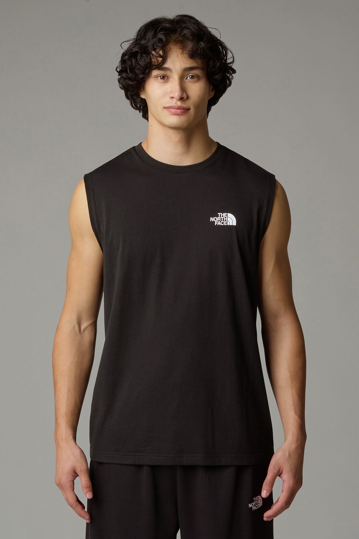 גופיית כותנה נורת' פייס Simple Dome לגברים