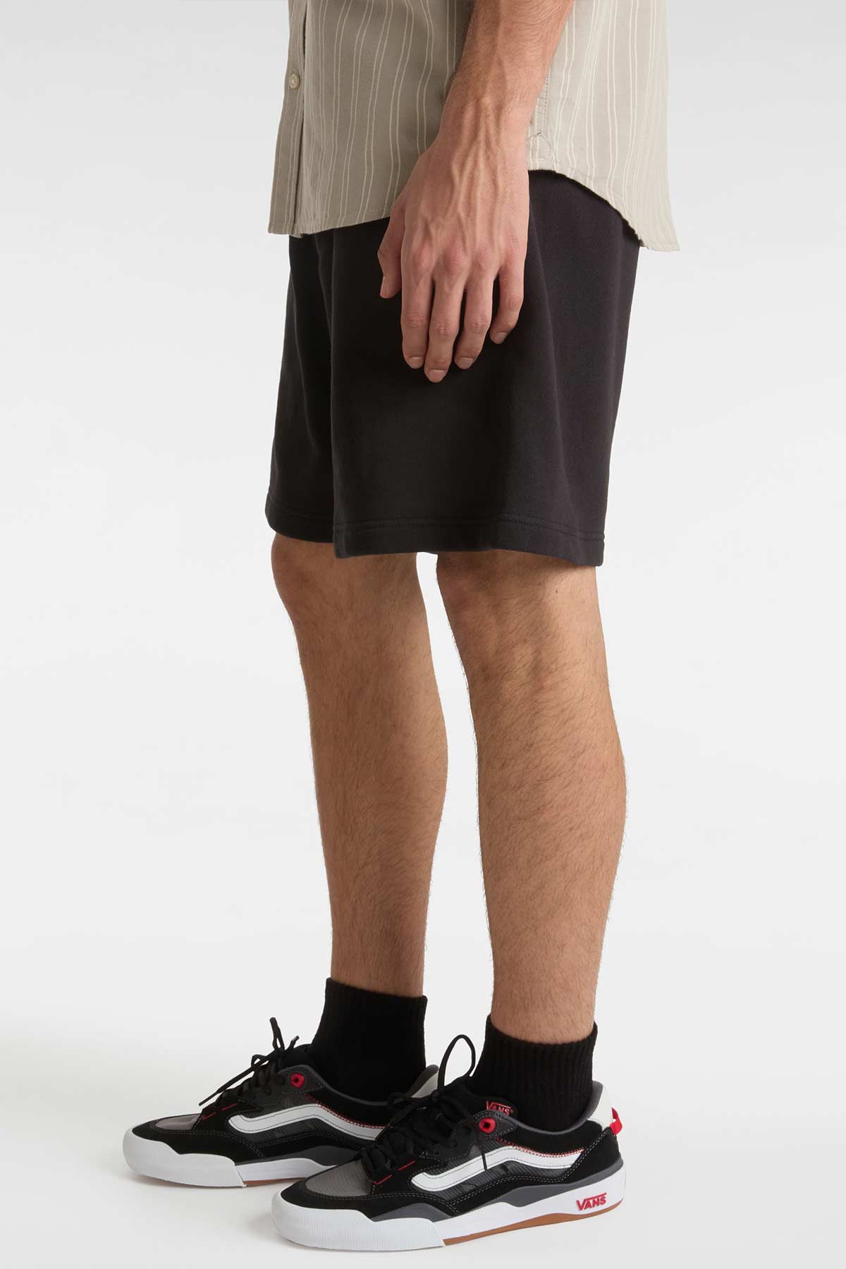 מכנסי שורט כותנה ואנס Premium Fleece לגברים