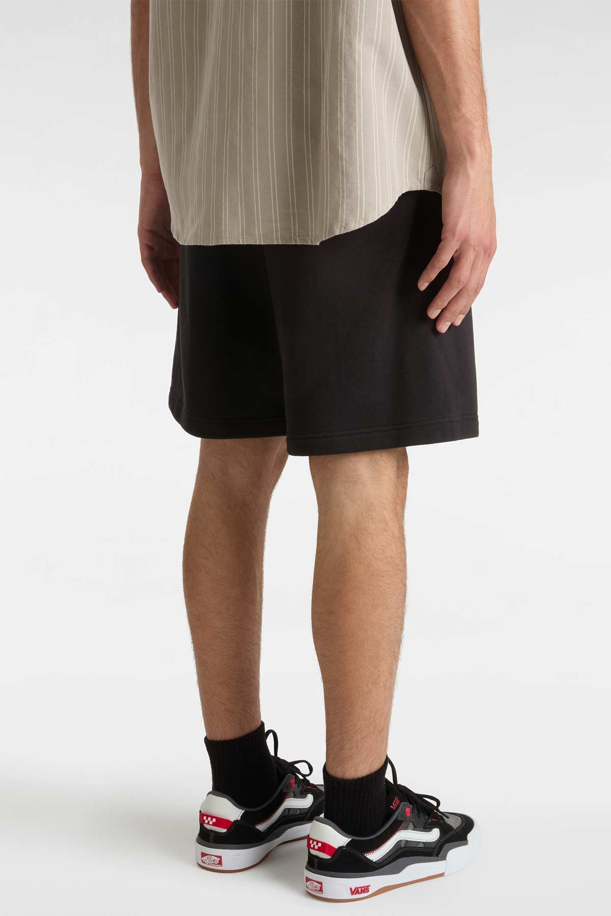 מכנסי שורט כותנה ואנס Premium Fleece לגברים