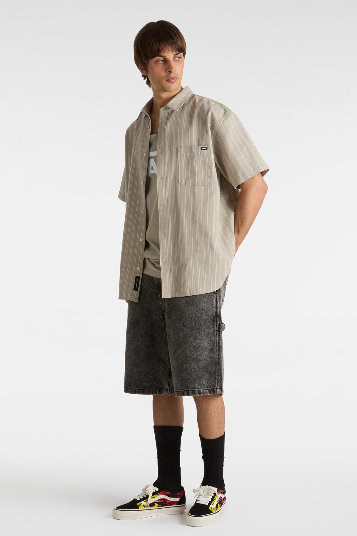 Vans גופייה Classic Tank לגברים