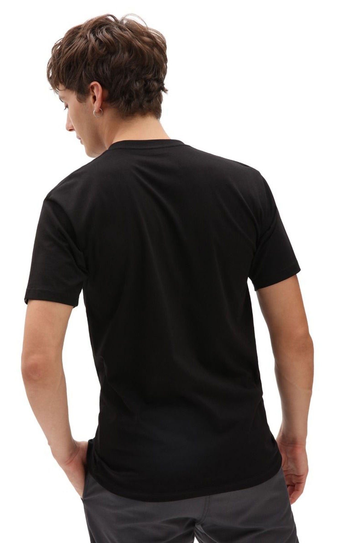 ואנס חולצת טישירט קצרה Classic בצבע שחור לגברים-Vans-XS-נאקו