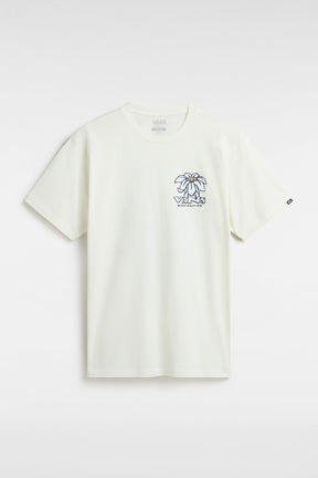 ואנס חולצת טישירט קצרה Whats Inside בצבע שמנת לגברים-Vans-XS-נאקו