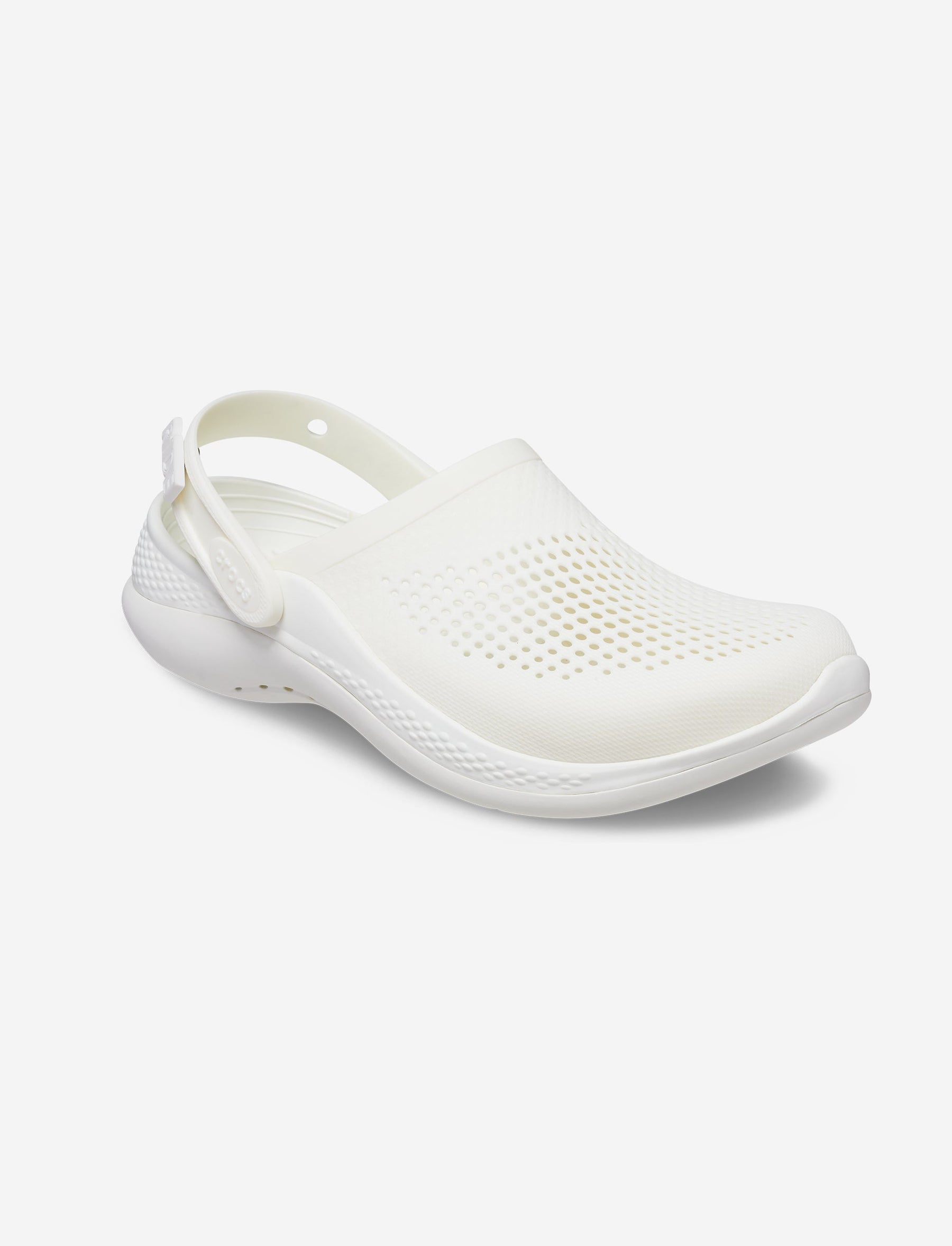Crocs LiteRide 360 Clog - כפכפי קרוקס לייט-רייד בצבע לבן בהיר-Crocs-36-37-נאקו
