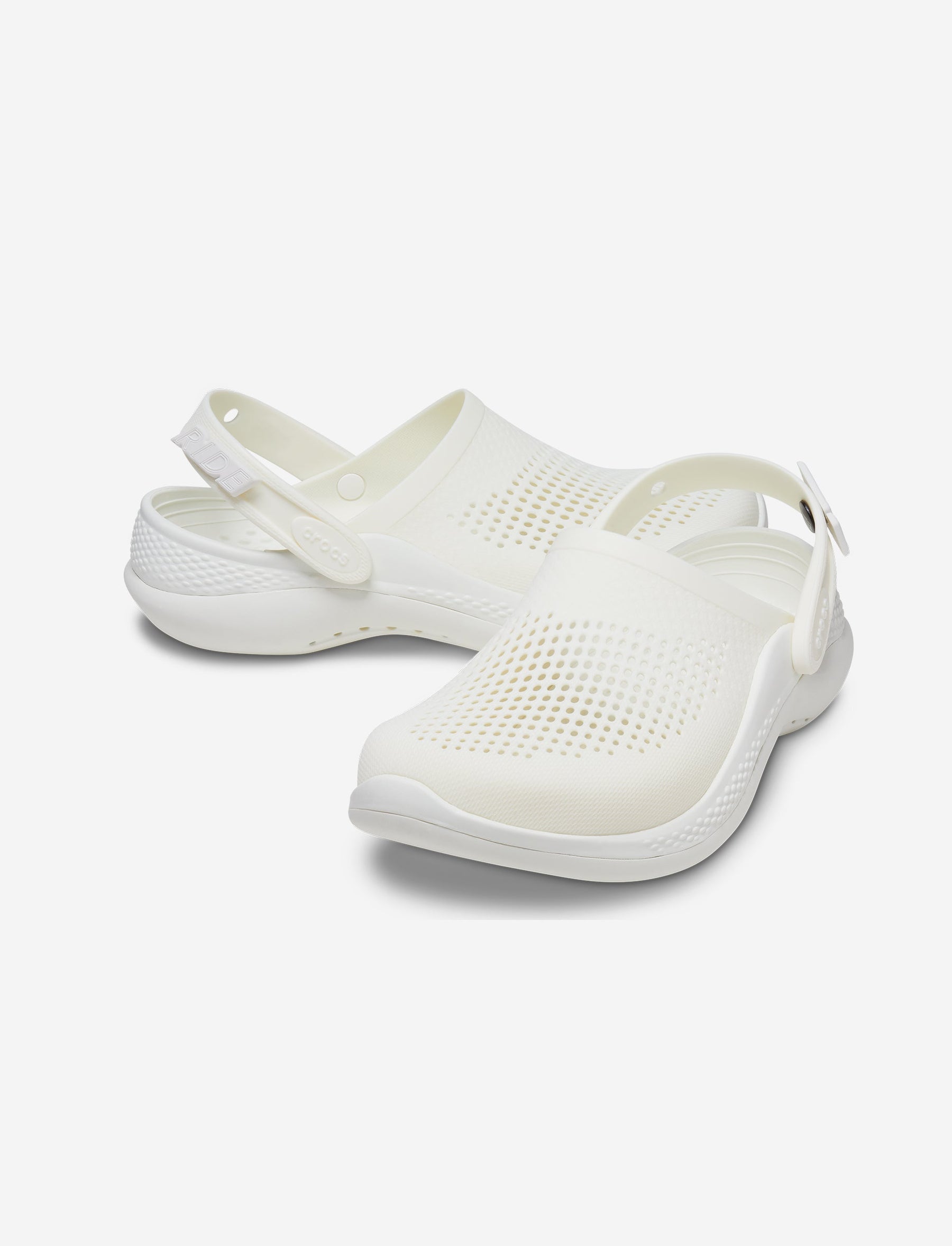 Crocs LiteRide 360 Clog - כפכפי קרוקס לייט-רייד בצבע לבן בהיר-Crocs-36-37-נאקו