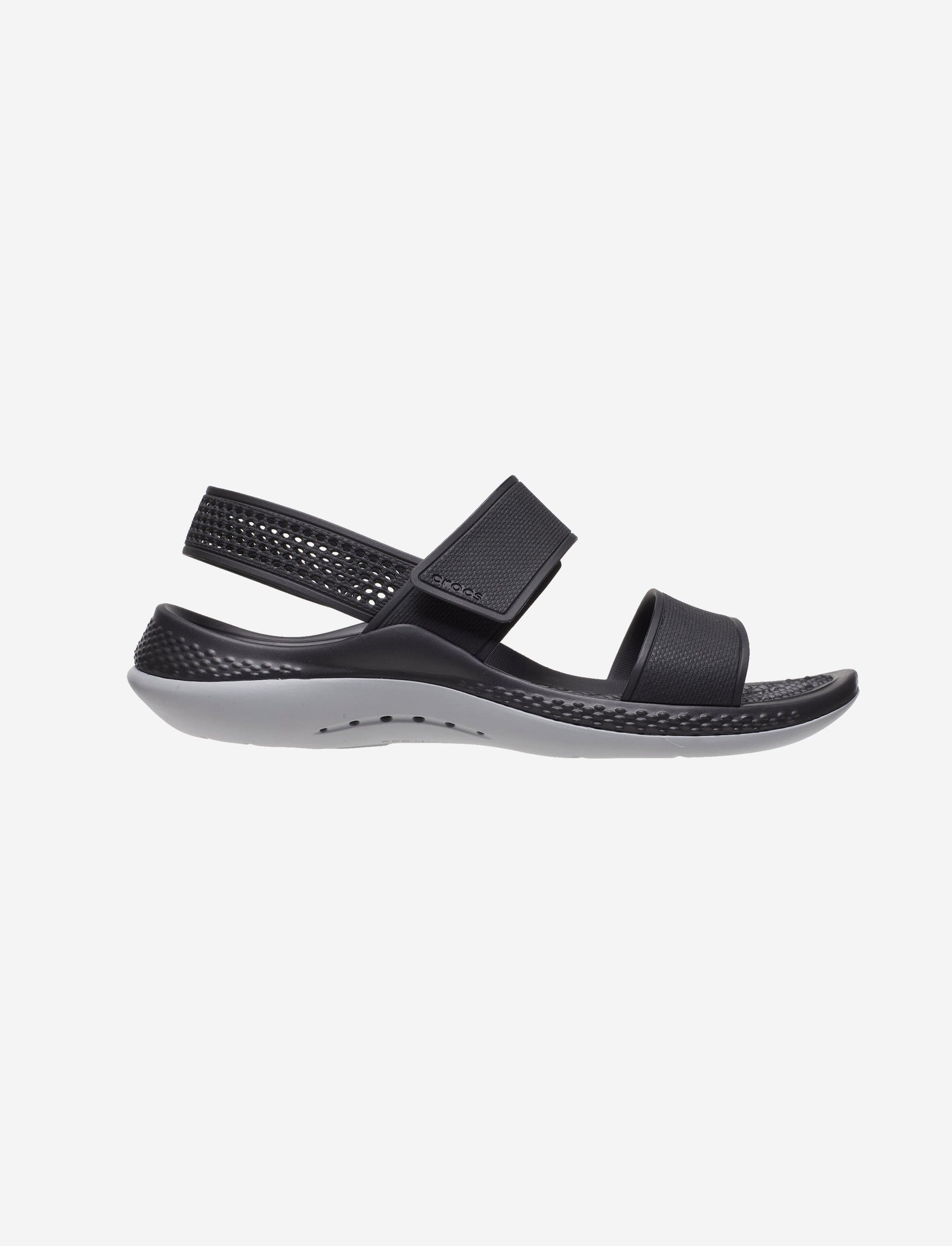 Crocs LiteRide 360 Sandal W - סנדלי לייט רייד קרוקס נשים בצבע שחור/אפור בהיר-Crocs-41-42-נאקו