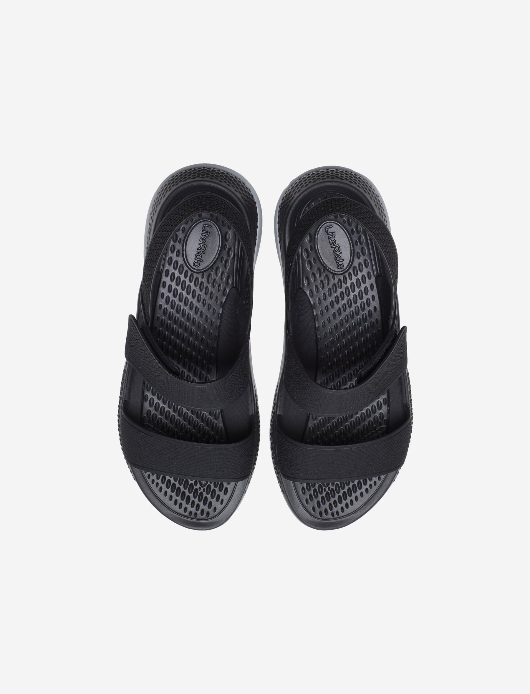 Crocs LiteRide 360 Sandal W - סנדלי לייט רייד קרוקס נשים בצבע שחור/אפור בהיר-Crocs-41-42-נאקו