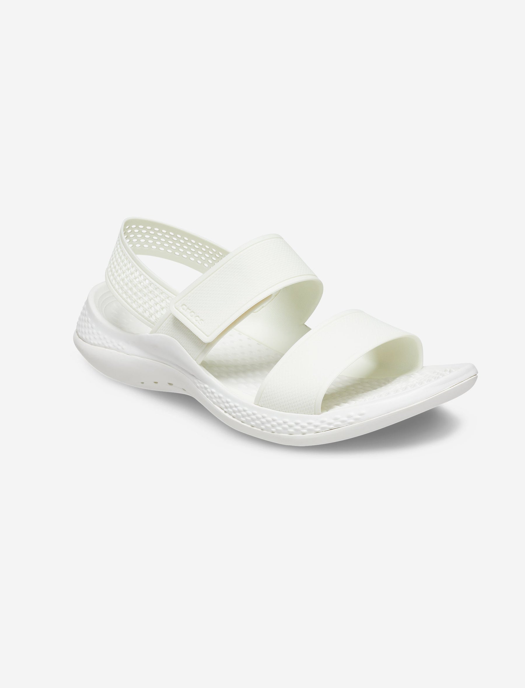 Crocs LiteRide 360 Sandal W - סנדלי לייט רייד קרוקס נשים בצבע כמעט לבן-Crocs-36-37-נאקו