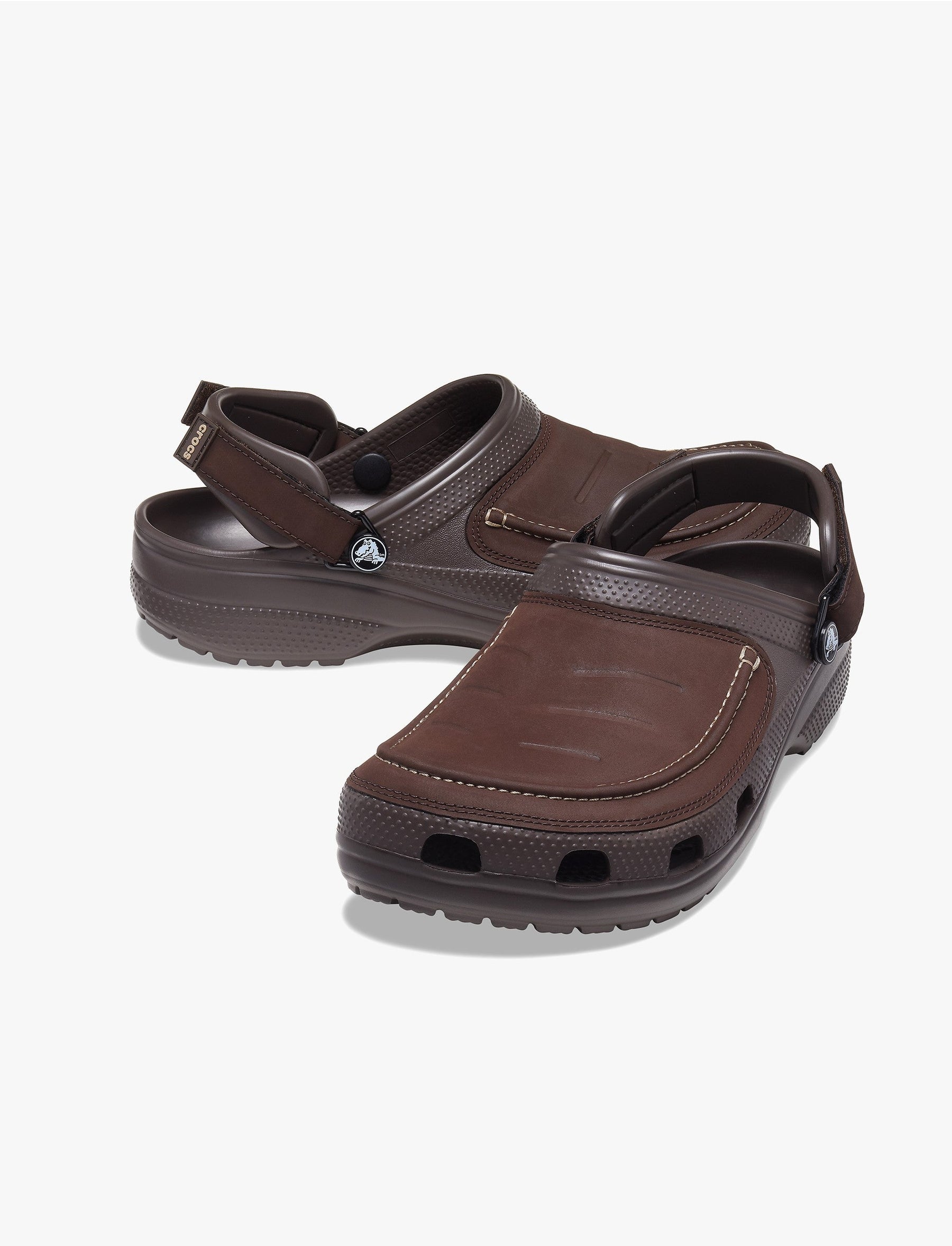 Crocs Yukon II Vista Clog - כפכפים לגבר קרוקס יוקון ויסטה 2 לגבר בצבע חום-Crocs-41-42-נאקו