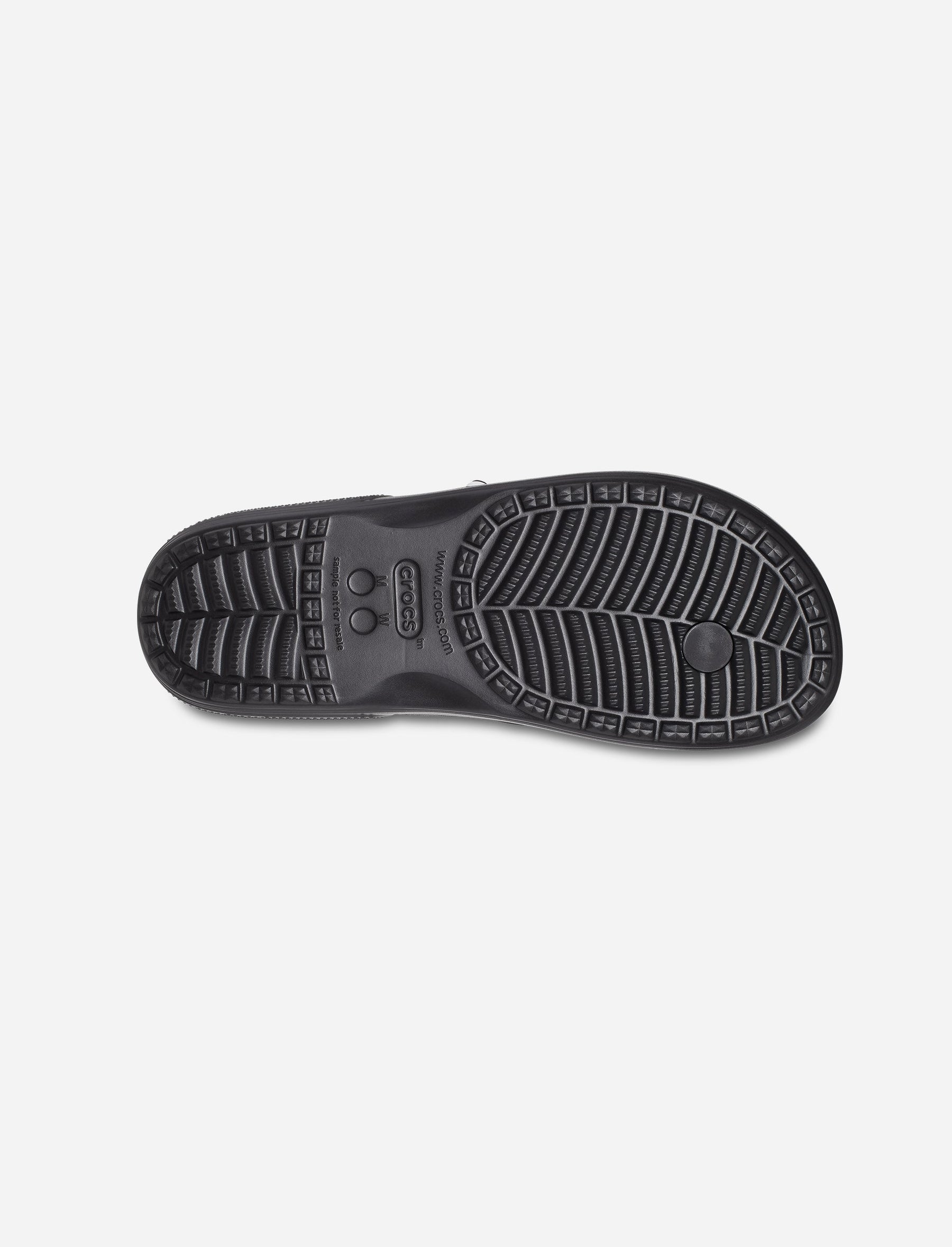 Crocs Classic Crocs Flip - כפכפי אצבע קלאסיים לנשים קרוקס בצבע שחור-Crocs-41-42-נאקו