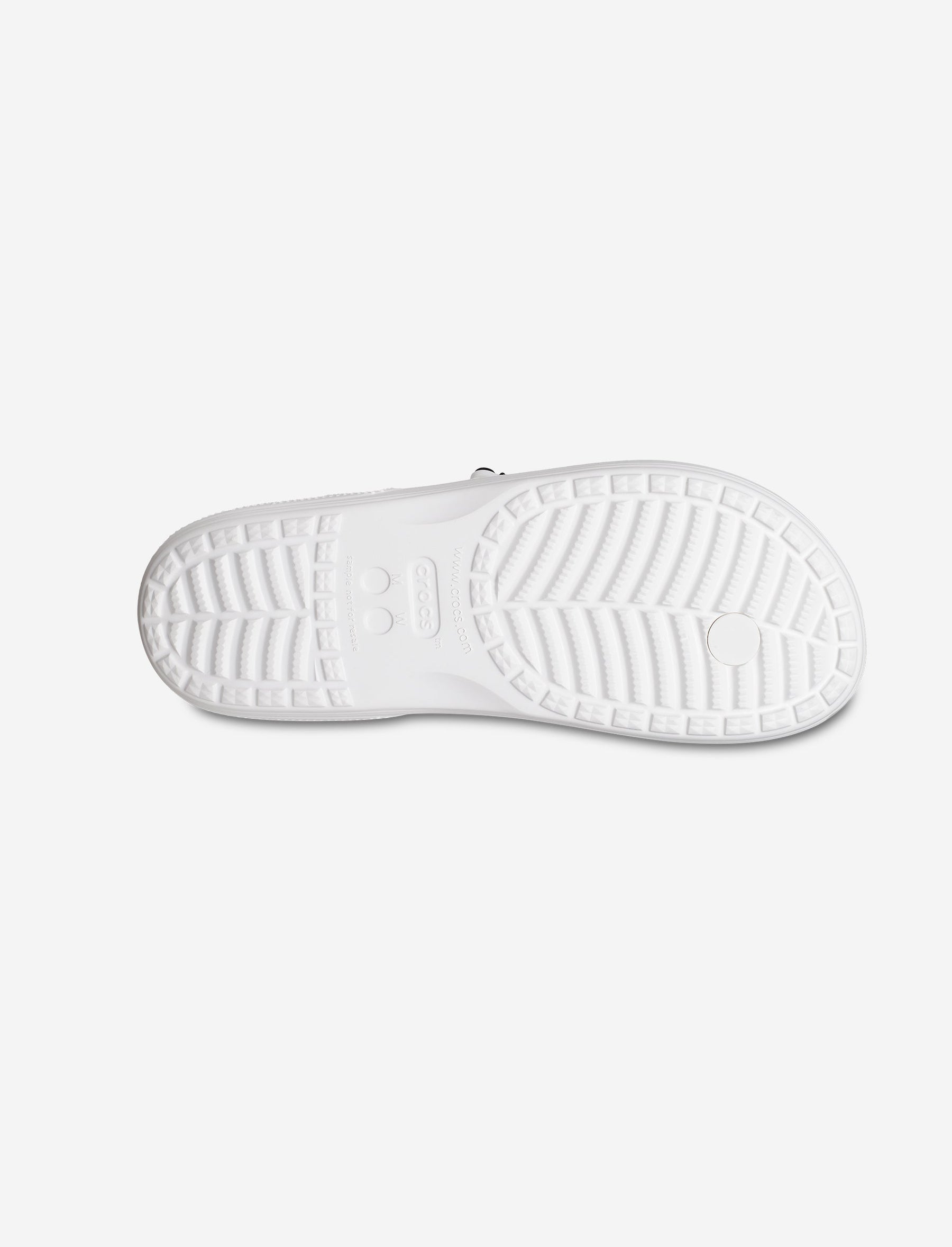 Crocs Classic Crocs Flip - כפכפי אצבע קלאסיים לנשים קרוקס בצבע לבן-Crocs-41-42-נאקו