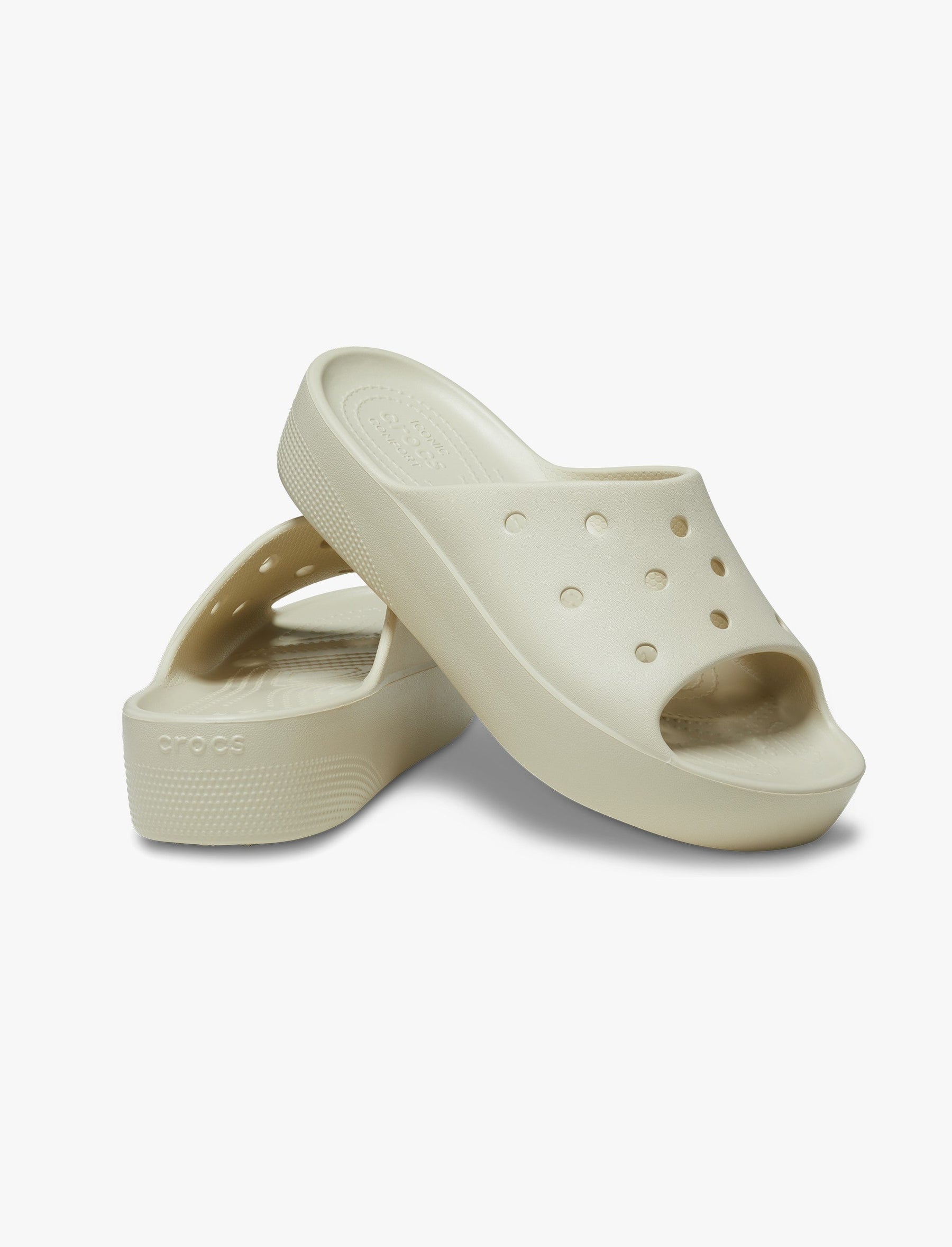 Crocs Classic Platform Slide - כפכפי סליייד פלטפורמה לנשים-Crocs-41-42-נאקו