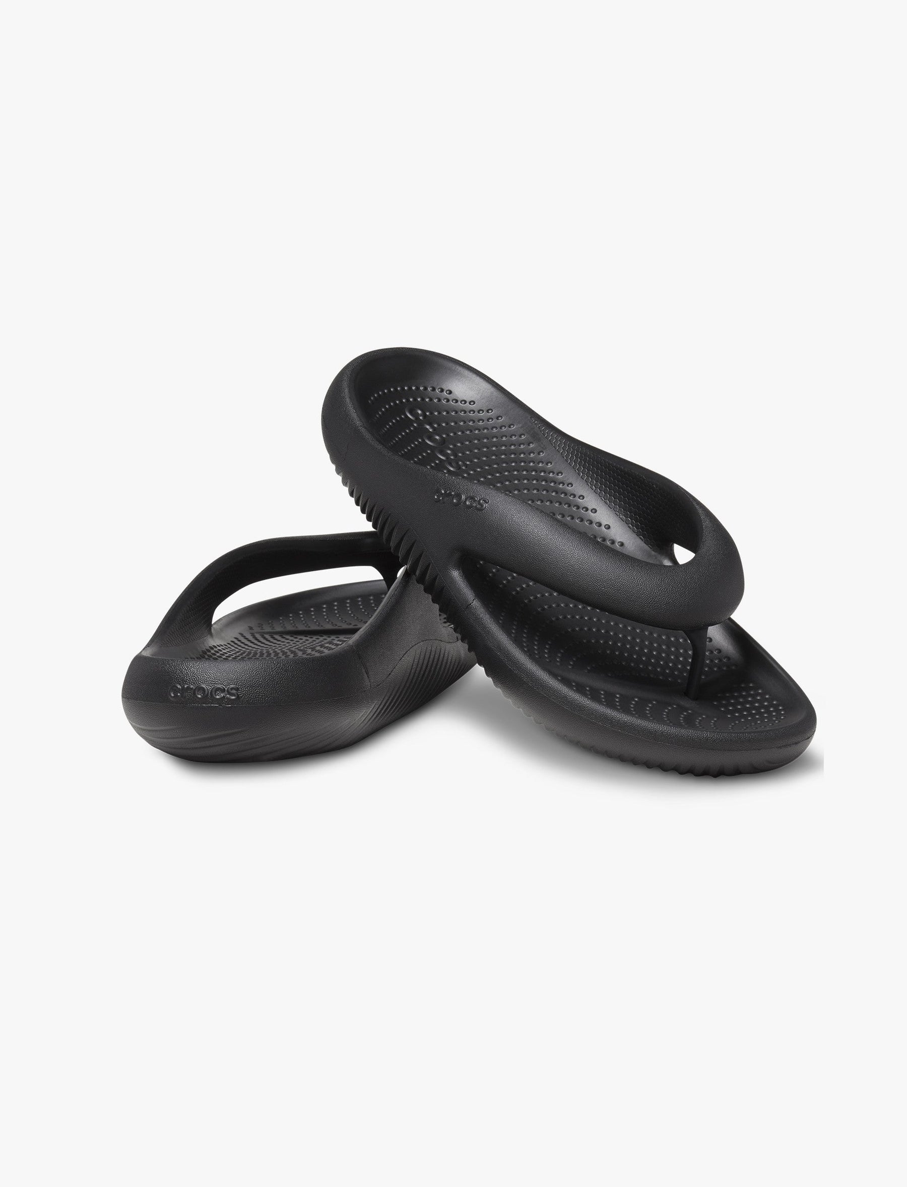 Crocs Mellow Flip - כפכפי אצבע קרוקס לנשים דגם מילו בצבע שחור-Crocs-37-38-נאקו