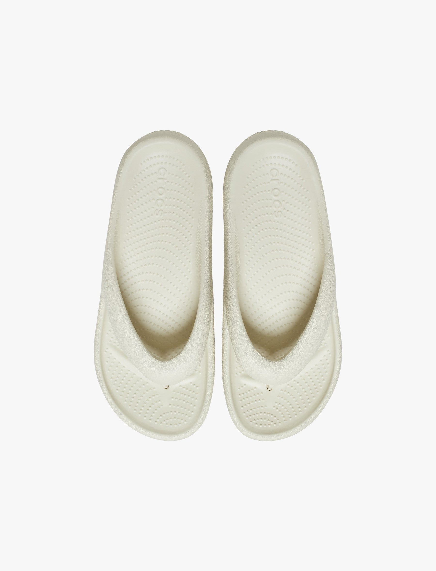 Crocs Mellow Flip - כפכפי אצבע קרוקס לנשים דגם מילו בצבע עצם-Crocs-36-37-נאקו