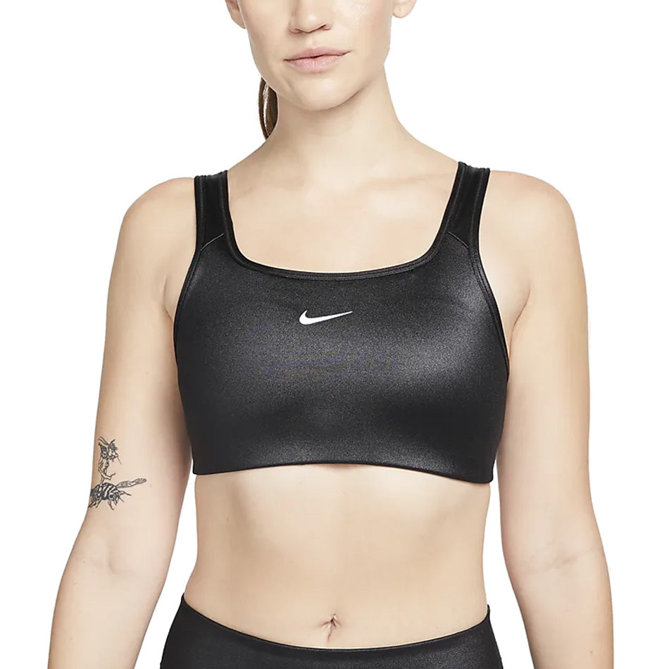 נייקי גוזיית ספורט שחור מבריק לנשים-Nike-XS-נאקו