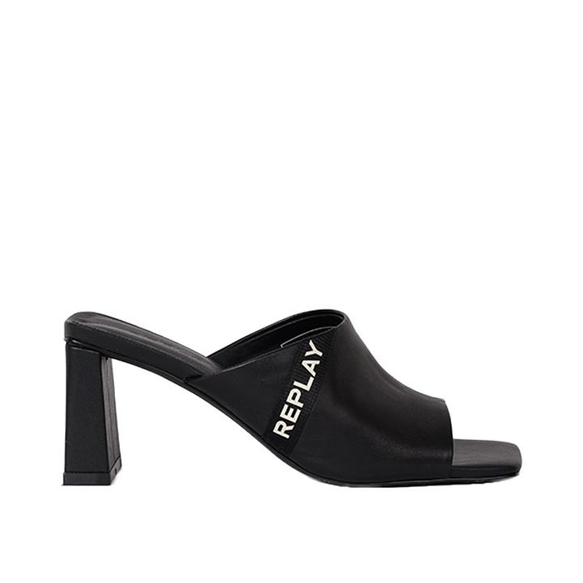 ריפליי נעלי עקב פתוחות בצבע שחור לנשים-Replay-36-נאקו