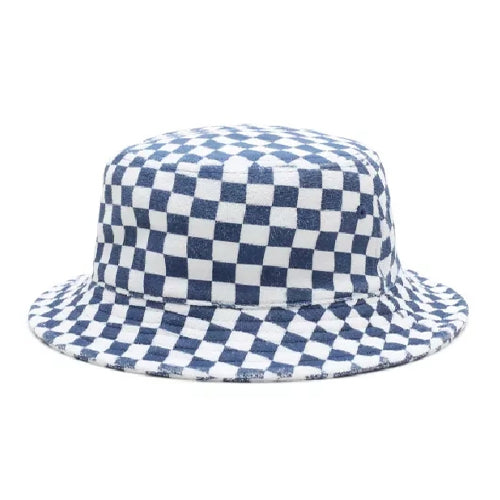 ואנס כובע באקט ריבועים כחול לבן-Vans-S-נאקו