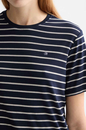חולצת טישירט קצרה  Scotch & Soda Striped T Shirt