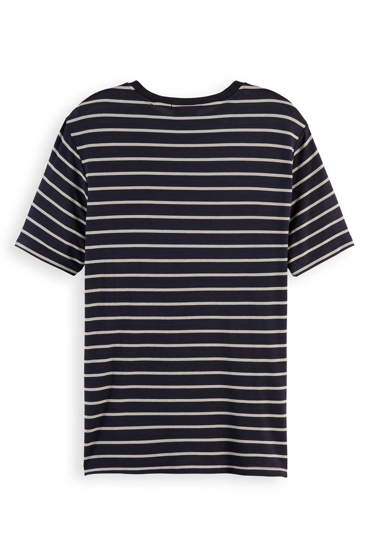 חולצת טישירט קצרה  Scotch & Soda Striped T Shirt