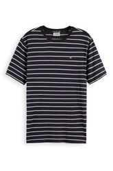 חולצת טישירט קצרה  Scotch & Soda Striped T Shirt