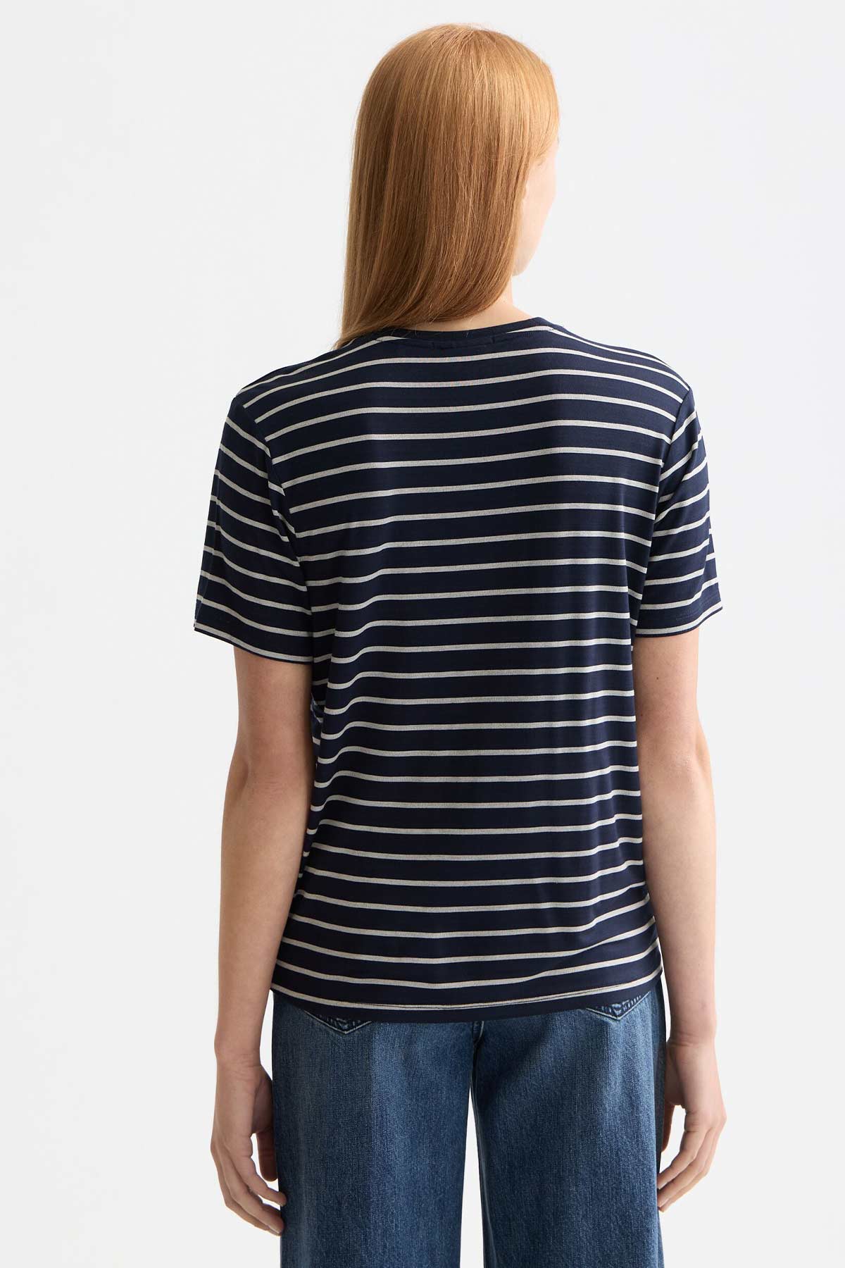 חולצת טישירט קצרה  Scotch & Soda Striped T Shirt