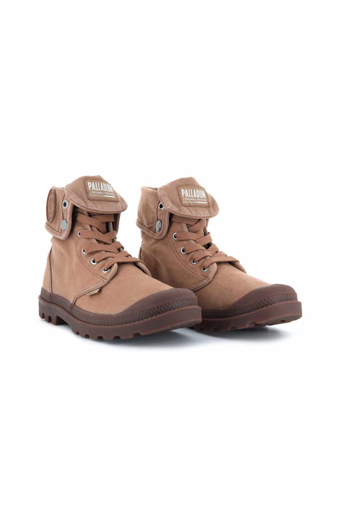 Palladium מגפוני Baggy בצבע חום לגברים