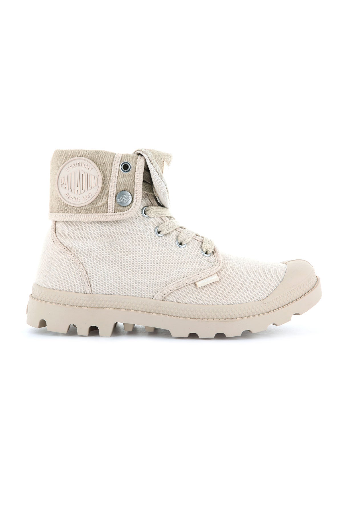 Palladium מגפוני Baggy בצבע שמנת לגברים