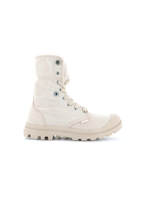 Palladium מגפוני Baggy בצבע שמנת לגברים