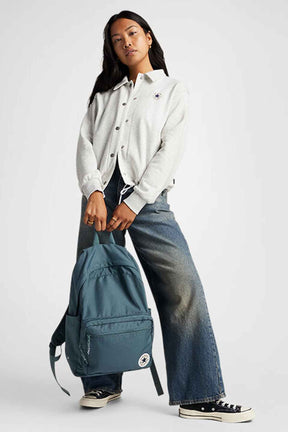 Converse תיק בית ספר Go 2 Backpack בצבע ירוק