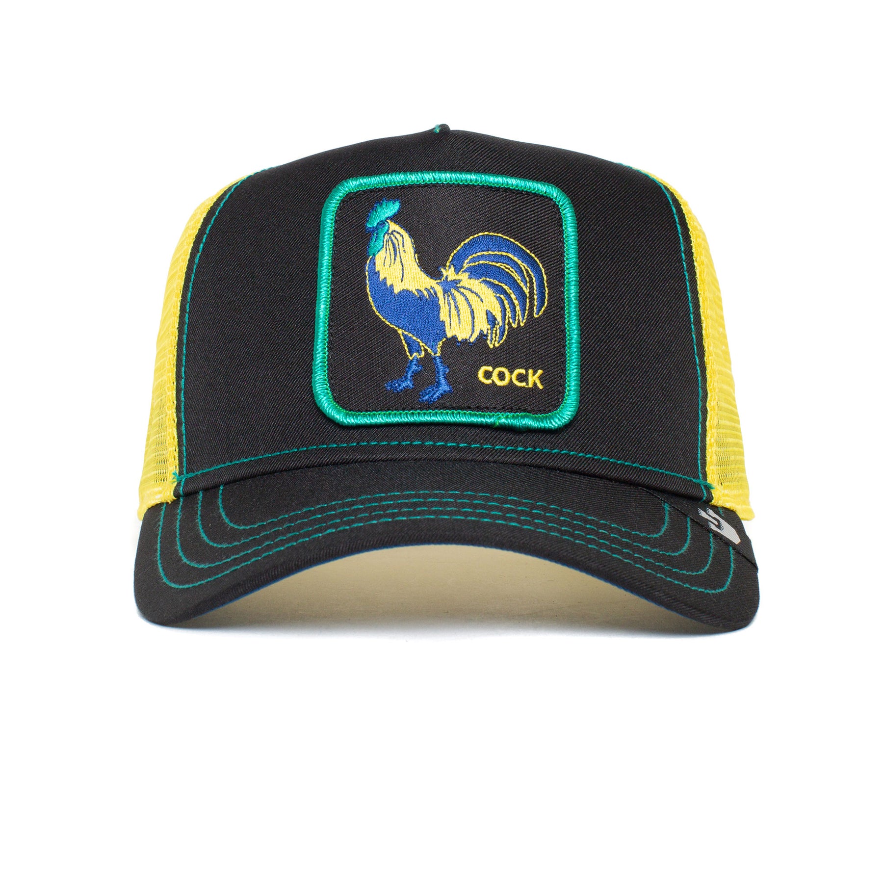 גורין ברוס כובע חיות תרנגול טריפ בצבע שחור וצהוב-Goorin Bros-One Size-נאקו
