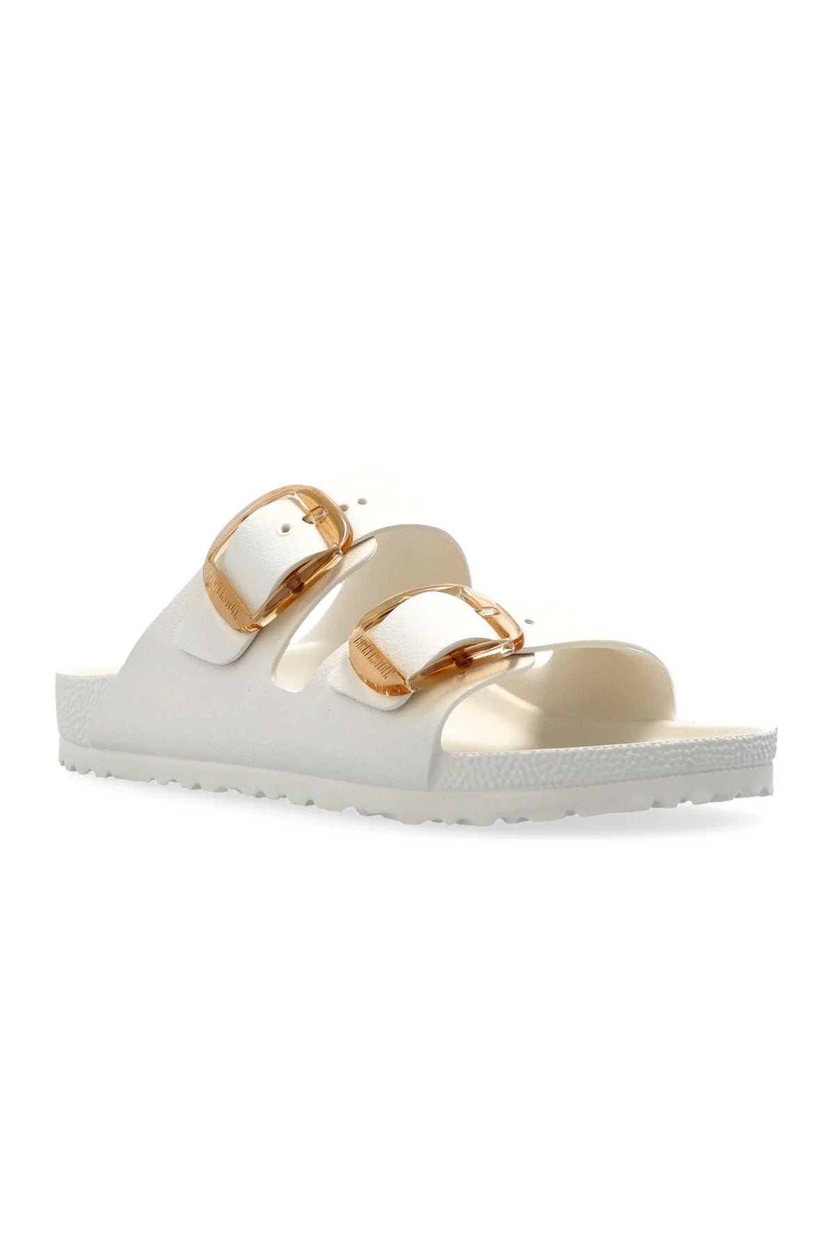 Birkenstock כפכפי Arizona Big Buckle EVA בצבע שמנת לנשים