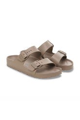 Birkenstock כפכפי Arizona EVA בצבע אפור טיופלנשים