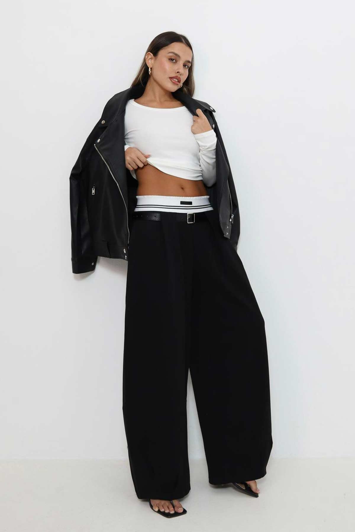 מכנס חגורה סילק