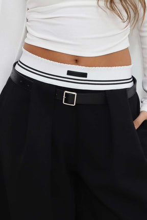 מכנס חגורה סילק