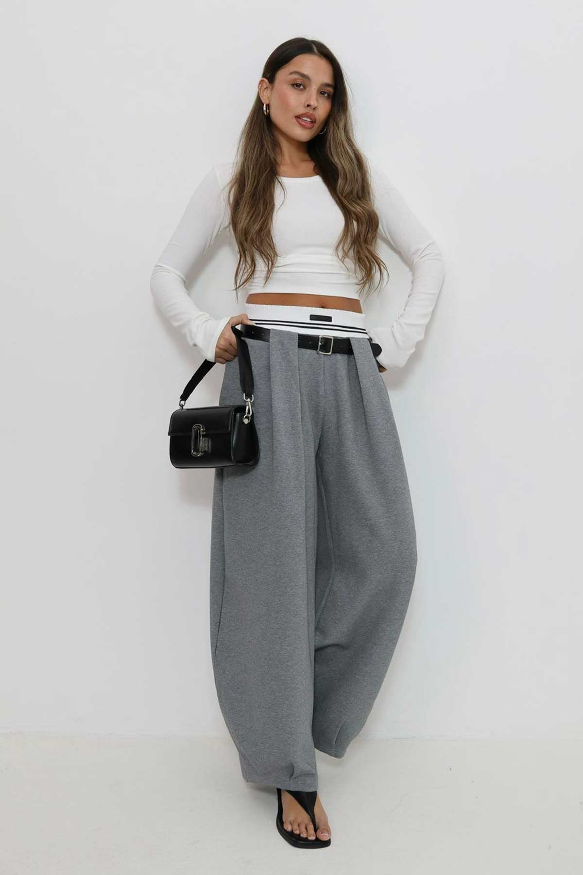 מכנס חגורה סילק