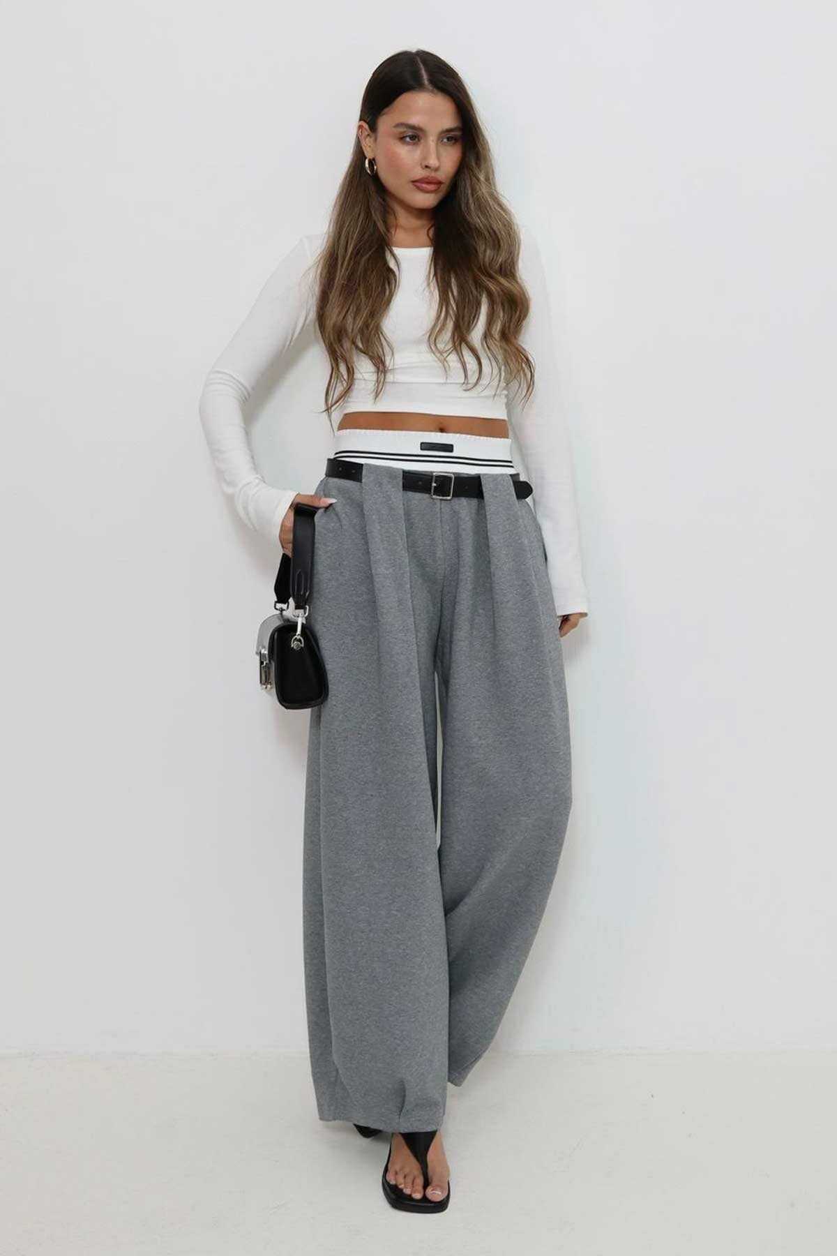 מכנס חגורה סילק